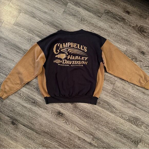 Harley Davidson vintage R.K Stratman henley sweatshirt - Picture 5 of 5